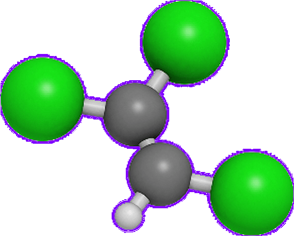 Trichloroethylene Molecular Structure