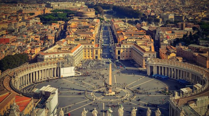 Laudato Si - Aerial Photo of Rome