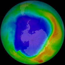 Ozone Hole in Earth Image
