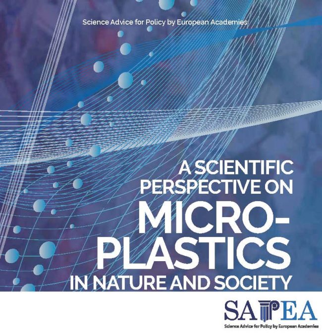 A scientific perspective on microplastics in nature and society report cover