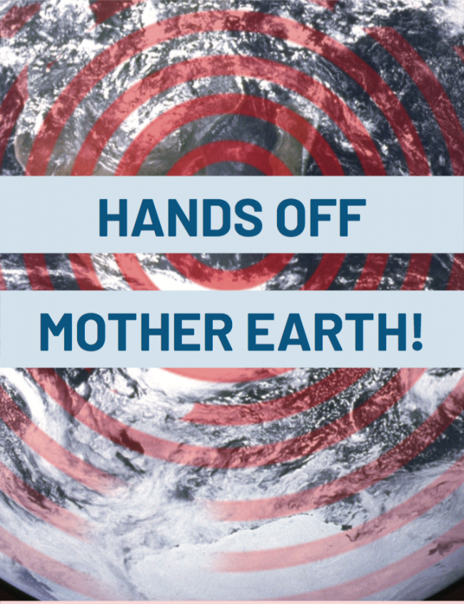Hands Off Mother Earth